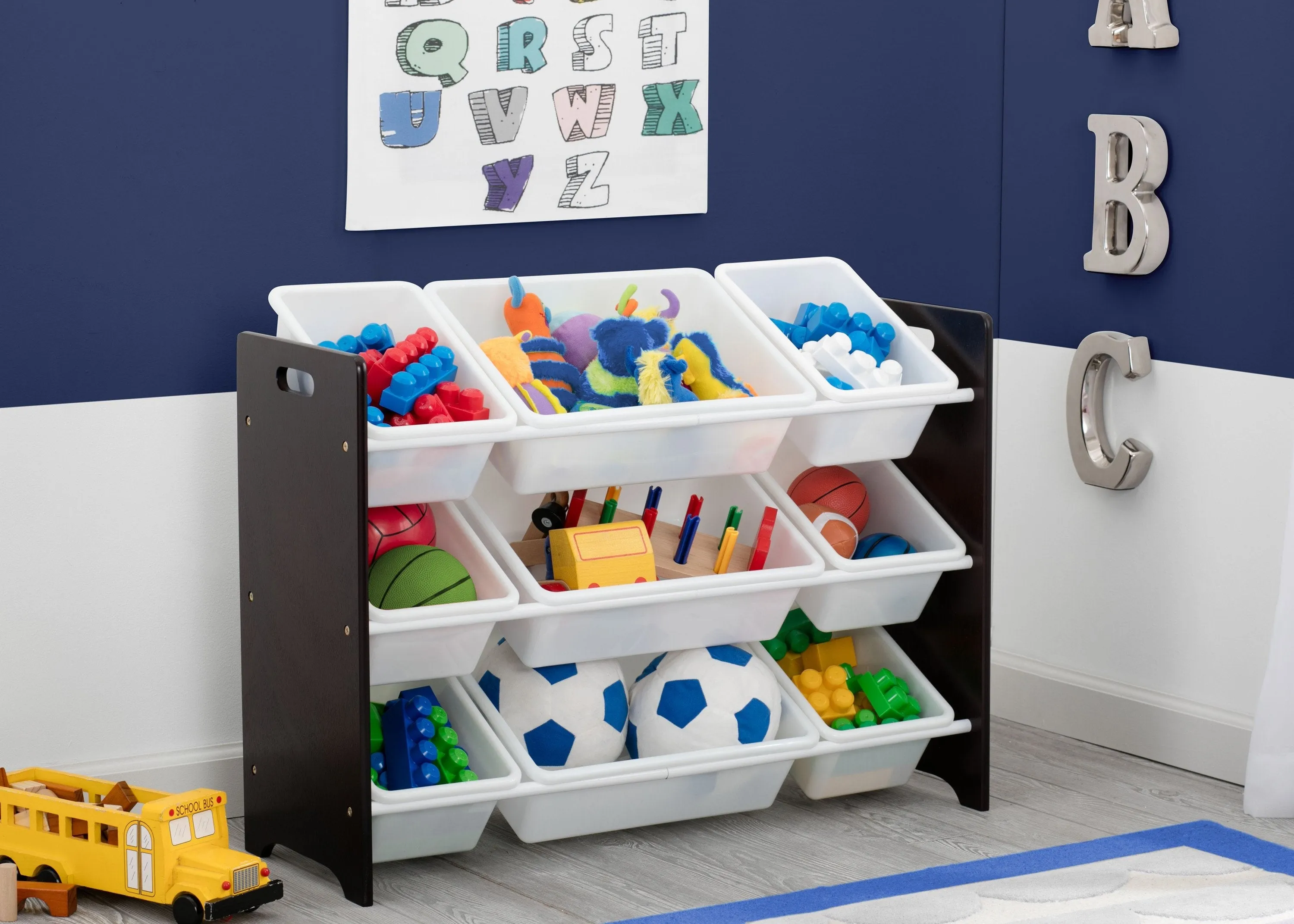 MySize 9 Bin Plastic Toy Organizer