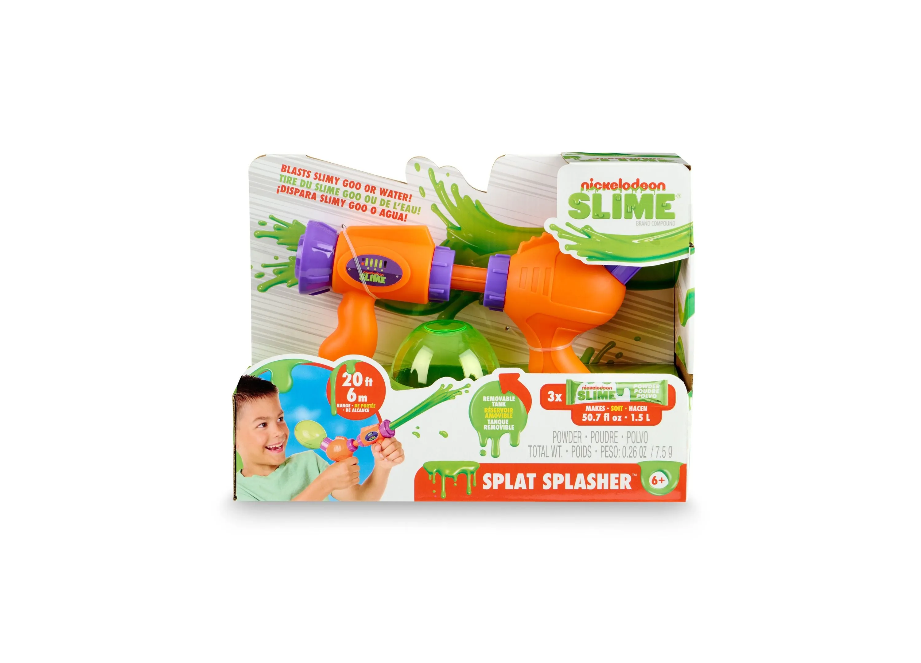 Nerf Nickelodeon Slime Blaster - Outdoor Splat Splasher Toy