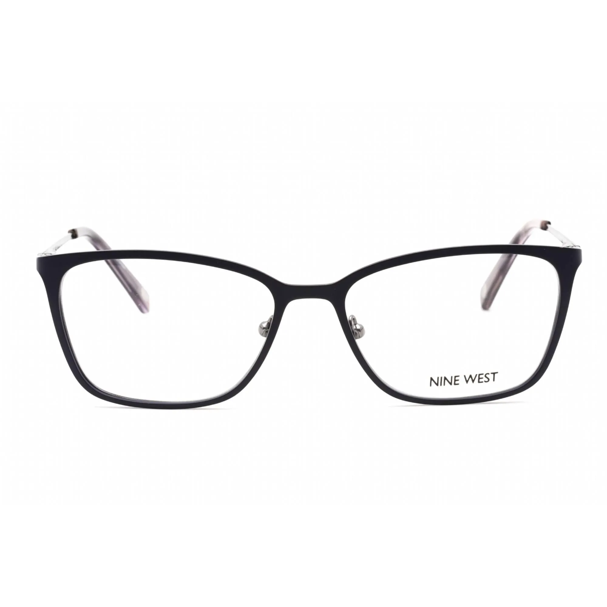 Nine West Men's Eyeglasses - Full Rim Purple Metal Rectangular Frame | NW1085 500
