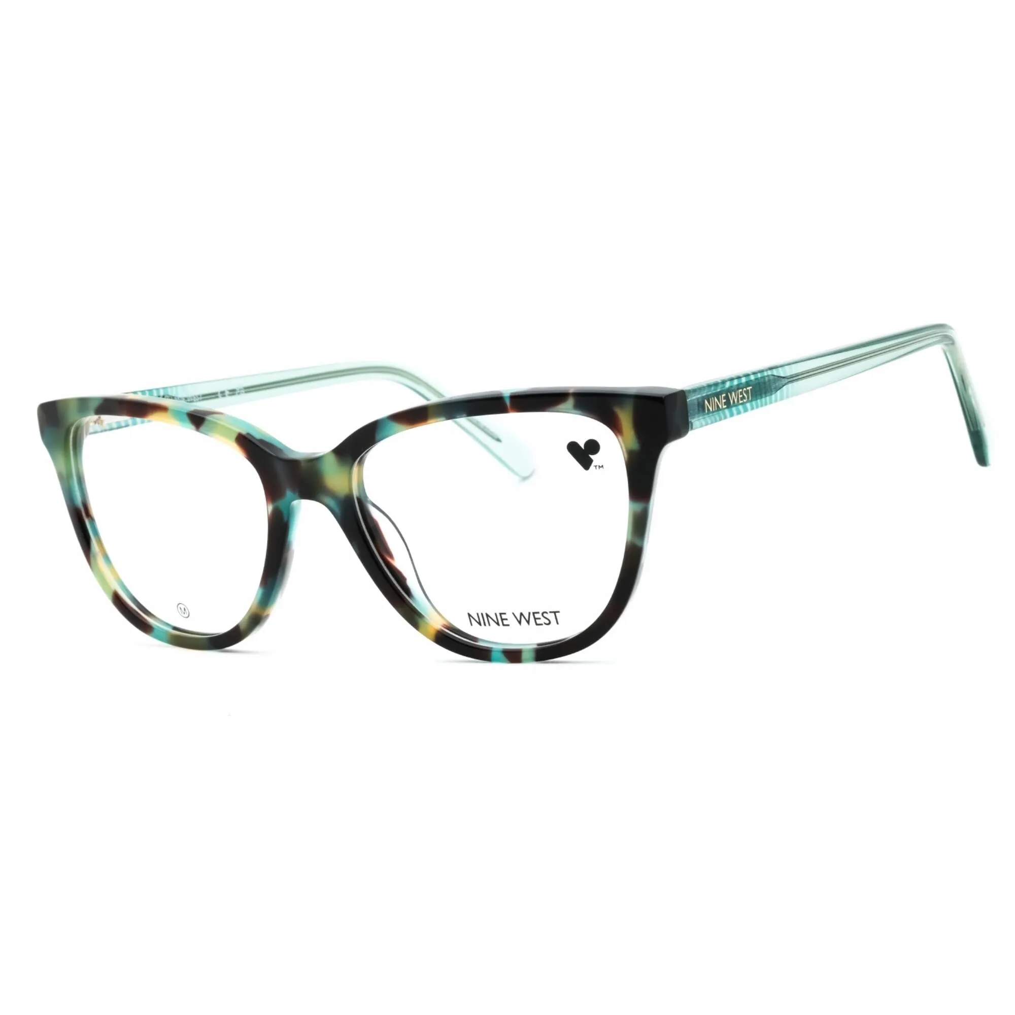 Nine West Women's Eyeglasses - Aqua Tortoise Acetate Cat Eye Shape Frame | NW5212 450
