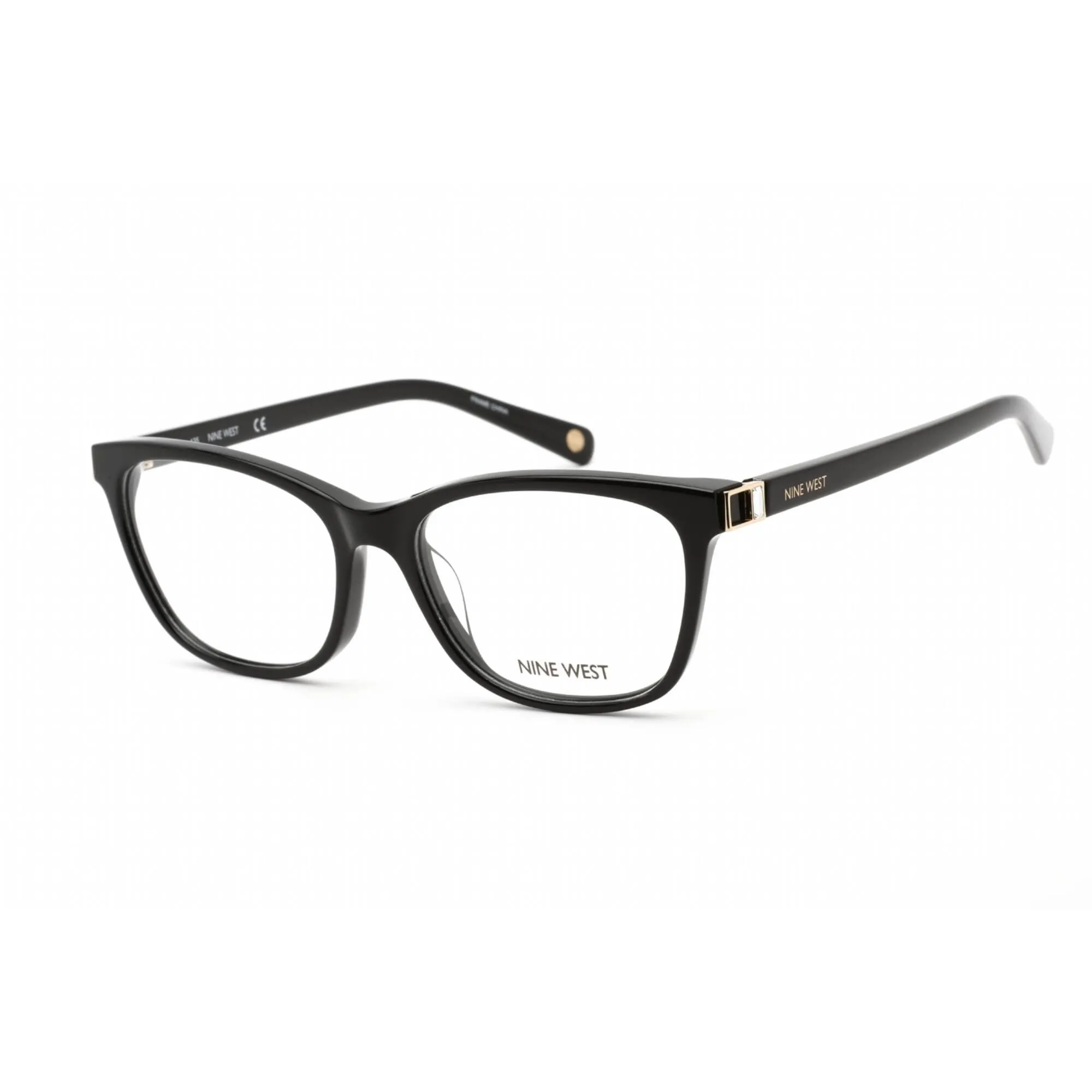 Nine West Women's Eyeglasses - Black Plastic Full Rim Cat Eye Frame | NW5171 001