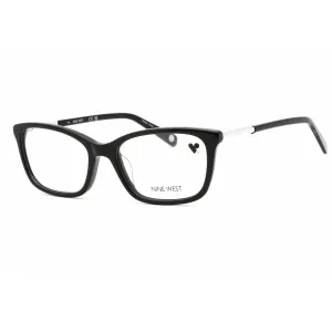 Nine West Women's Eyeglasses - Black Plastic Full Rim Rectangular Frame | NW5179 001