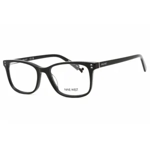 Nine West Women's Eyeglasses - Black Plastic Full Rim Rectangular Frame | NW5195 001