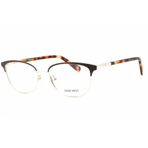 Nine West Women's Eyeglasses - Brown Metal Full Rim Cat Eye Frame | NW1091 210
