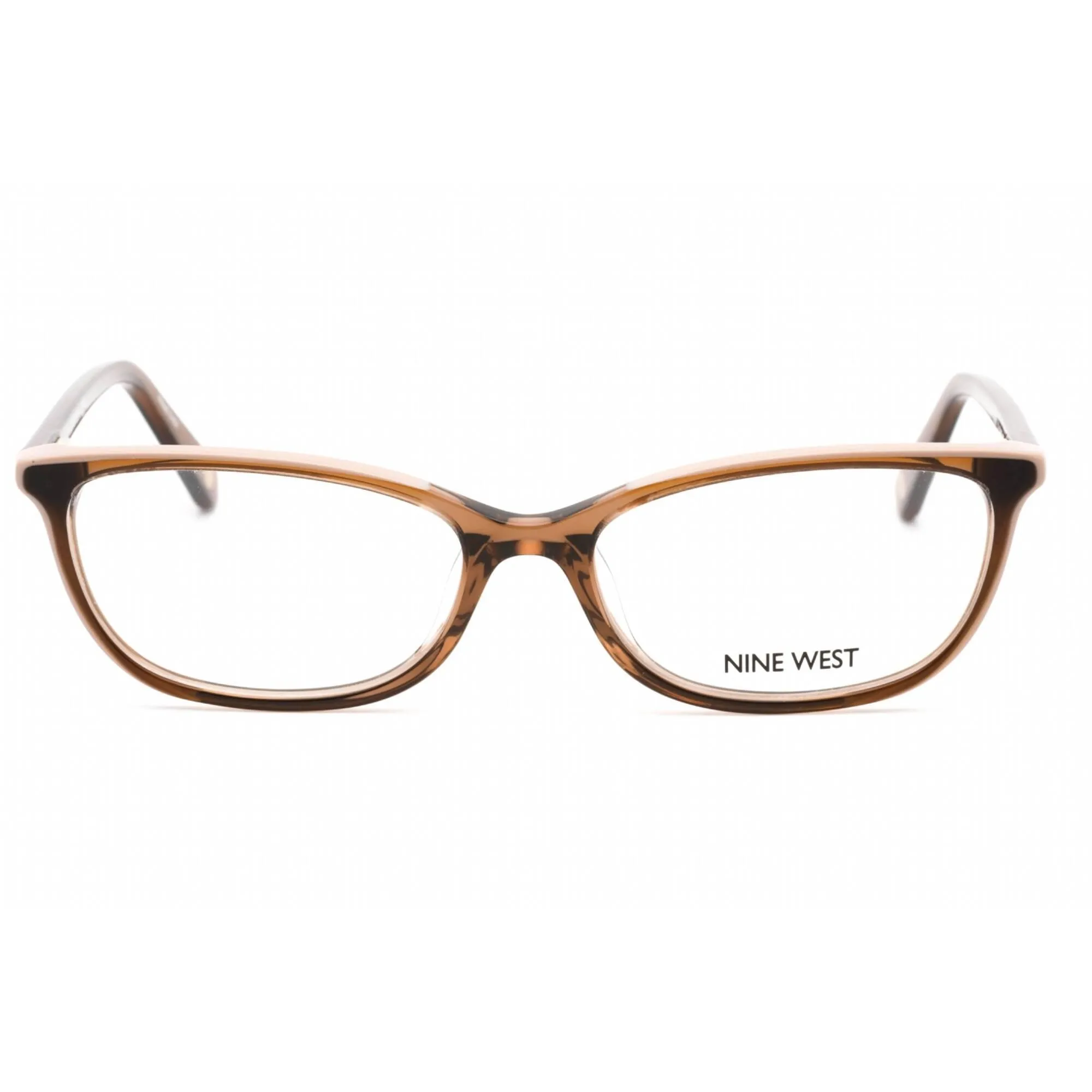 Nine West Women's Eyeglasses - Brown/Beige Plastic Cat Eye Frame | NW5161 210