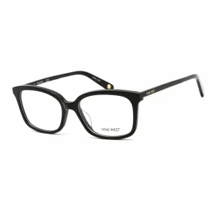 Nine West Women's Eyeglasses - Clear Demo Lens Black Plastic Square Frame | NW5178 001
