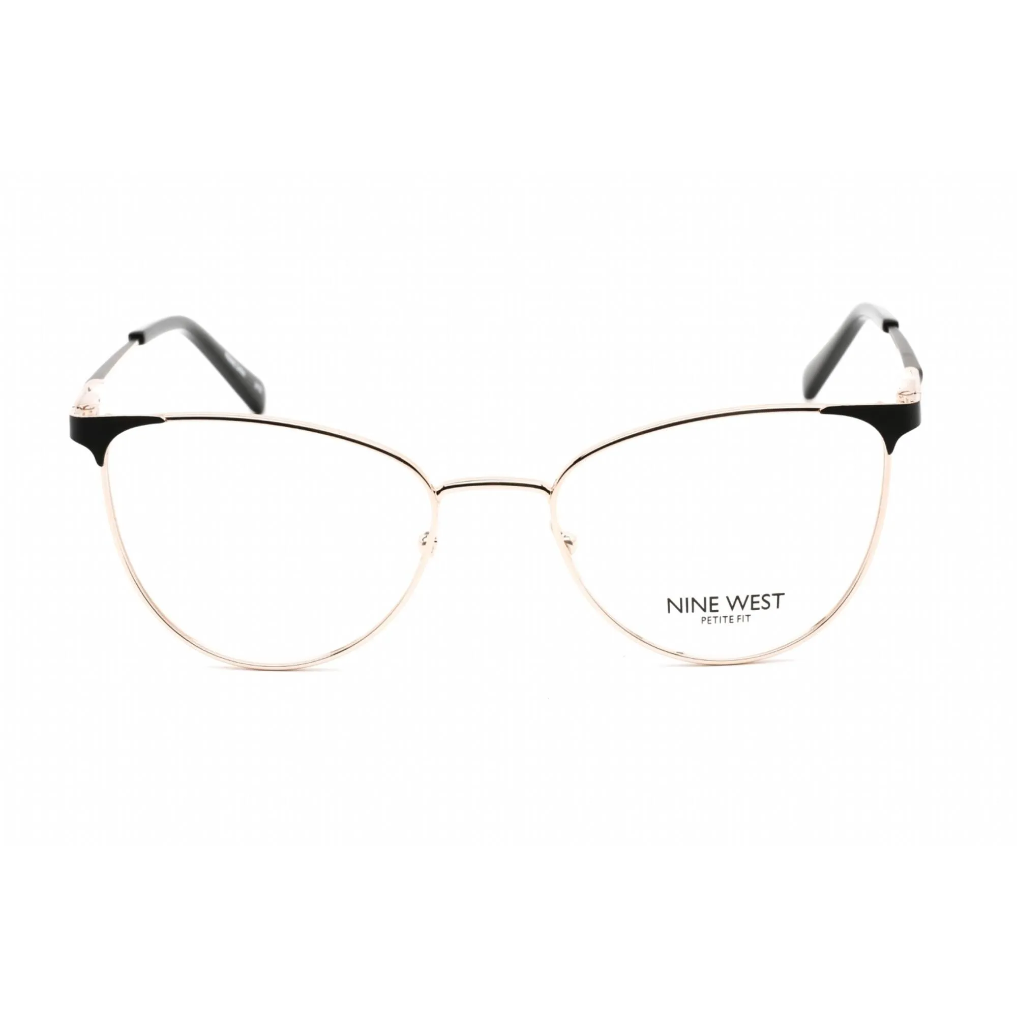 Nine West Women's Eyeglasses - Clear Lens Black Metal Cat Eye Shape Frame | NW1095 001
