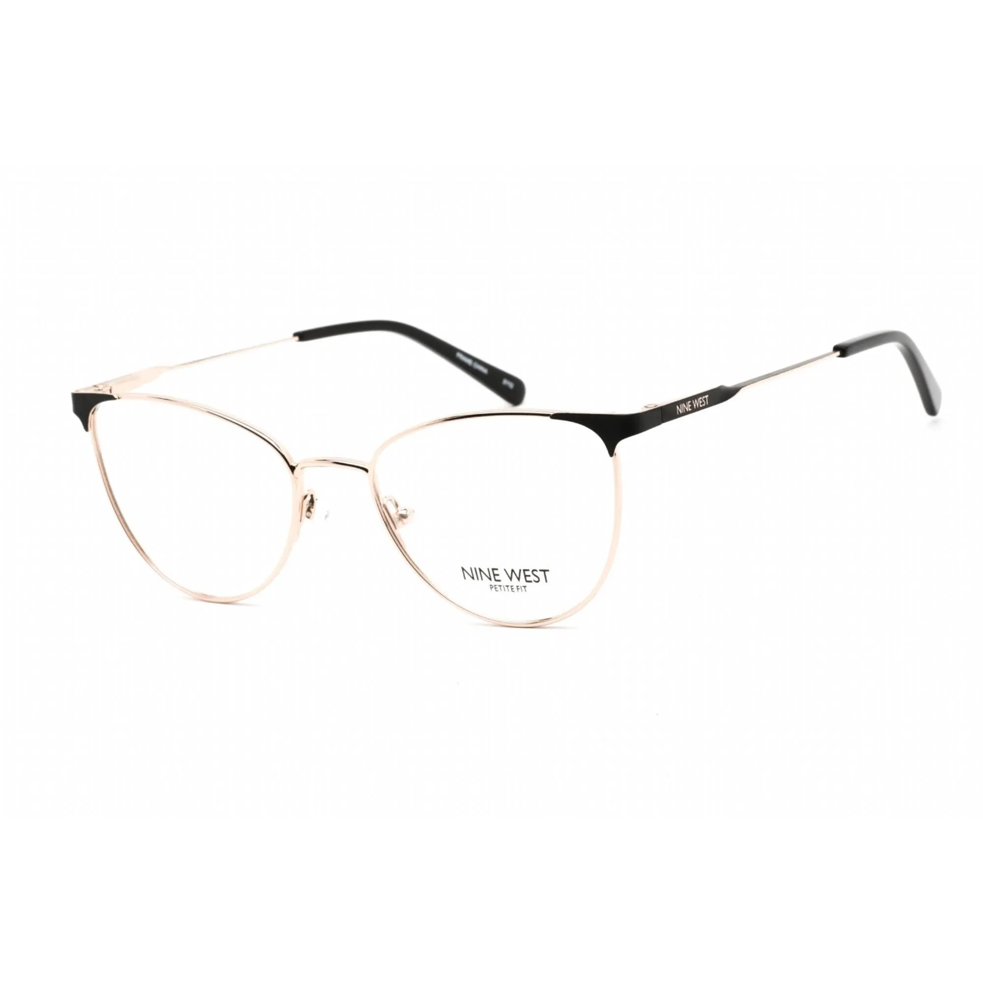Nine West Women's Eyeglasses - Clear Lens Black Metal Cat Eye Shape Frame | NW1095 001