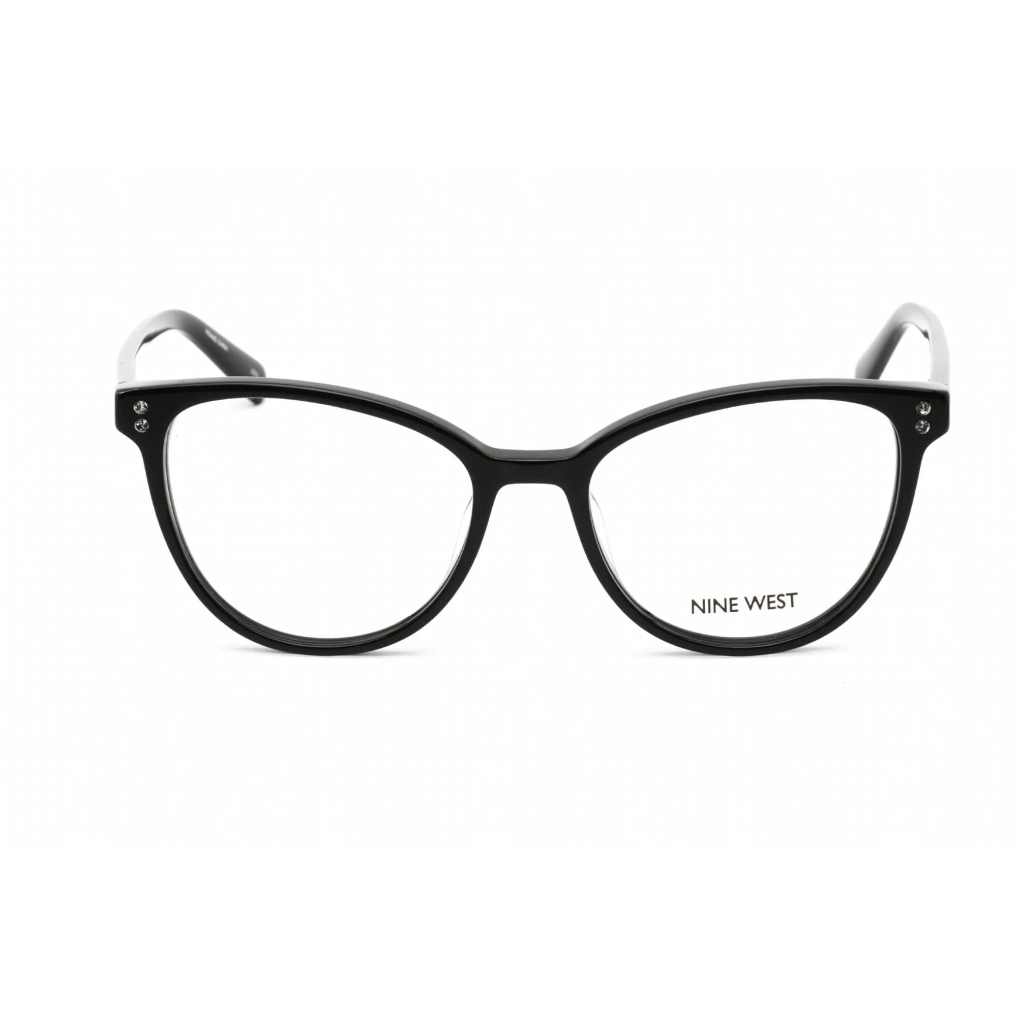 Nine West Women's Eyeglasses - Clear Lens Black Plastic Cat Eye Frame | NW5196 001