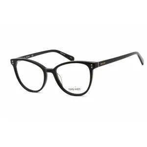 Nine West Women's Eyeglasses - Clear Lens Black Plastic Cat Eye Frame | NW5196 001