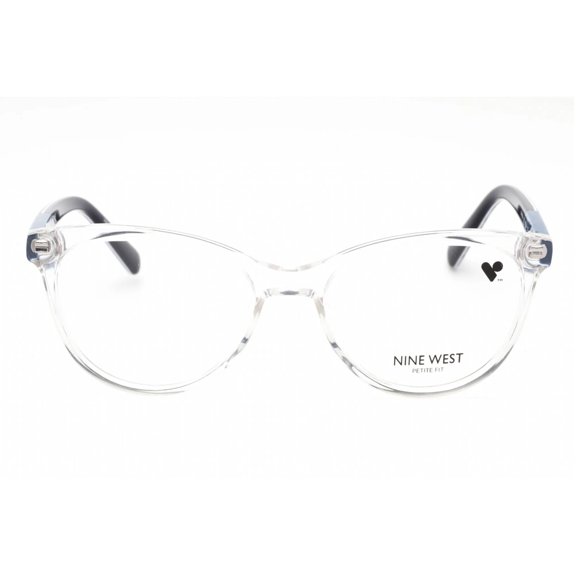 Nine West Women's Eyeglasses - Crystal Clear Cat Eye Acetate Frame | NW5209 000 00