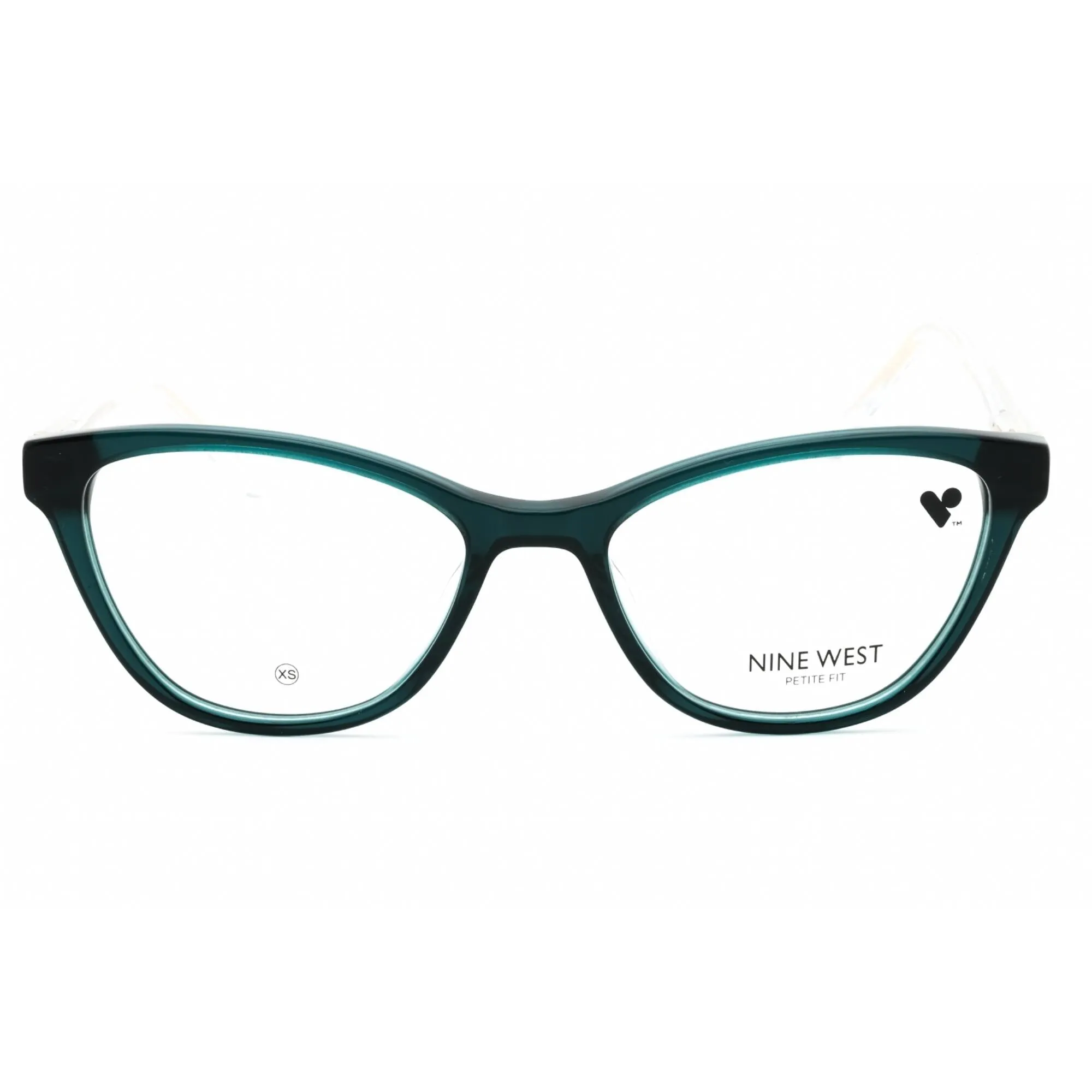 Nine West Women's Eyeglasses - Crystal Emerald Plastic Full Rim Cat Eye | NW5217 340