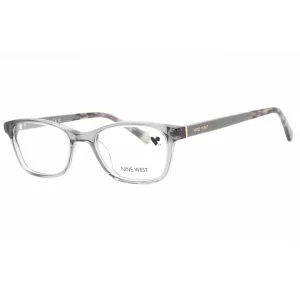 Nine West Women's Eyeglasses - Crystal Grey Acetate Rectangular Frame | NW5199 014