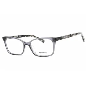 Nine West Women's Eyeglasses - Crystal Grey Plastic Rectangular Frame | NW5189 014
