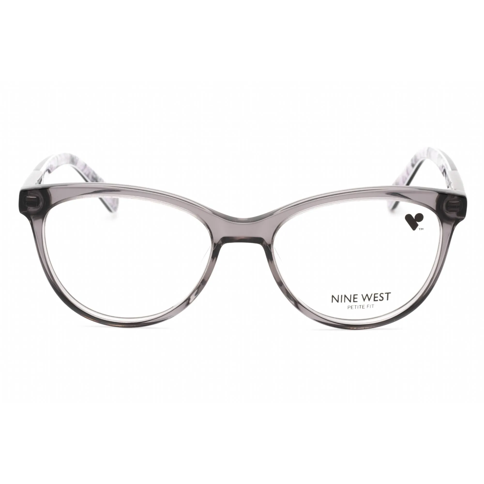 Nine West Women's Eyeglasses - Crystal Light Grey Cat Eye Acetate Frame | NW5209 014