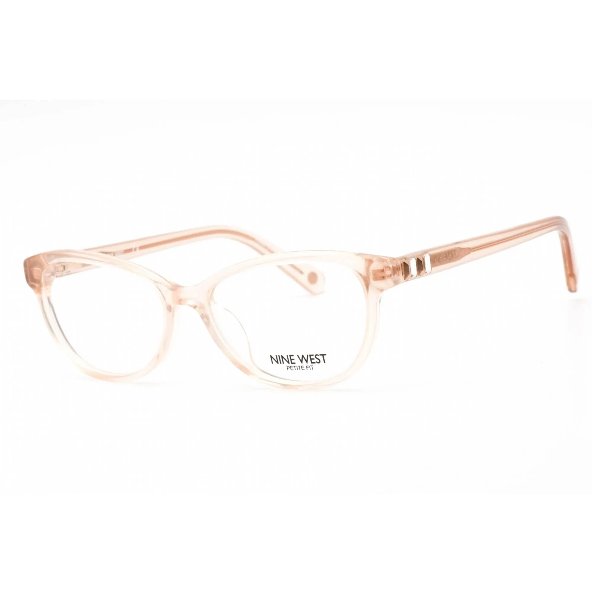 Nine West Women's Eyeglasses - Crystal Sand Plastic Full Rim Oval Frame | NW5183 265