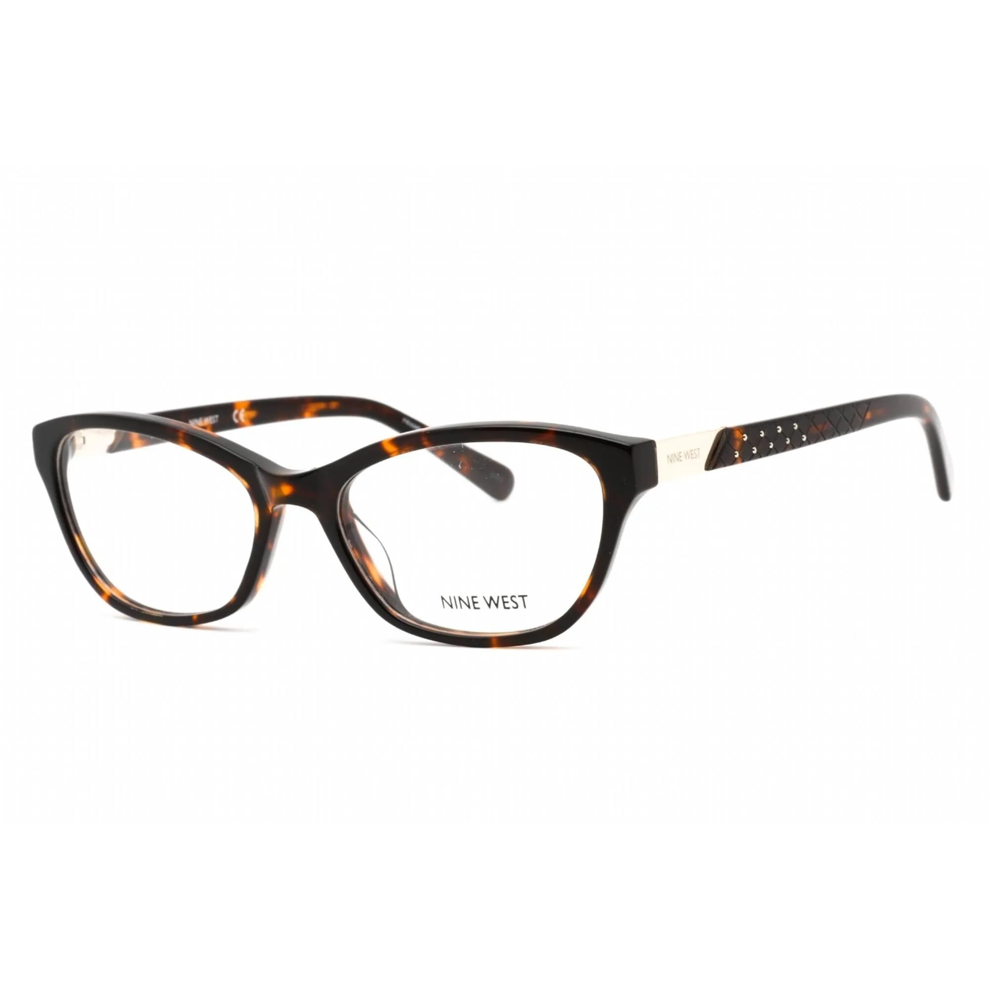 Nine West Women's Eyeglasses - Dark Tortoise Acetate Rectangular Frame | NW5203 206
