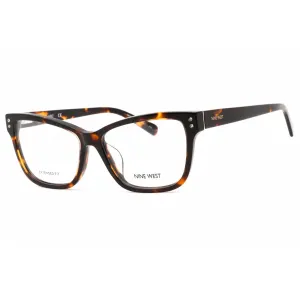 Nine West Women's Eyeglasses - Dark Tortoise Metal Cat Eye Frame | NW5197X 237