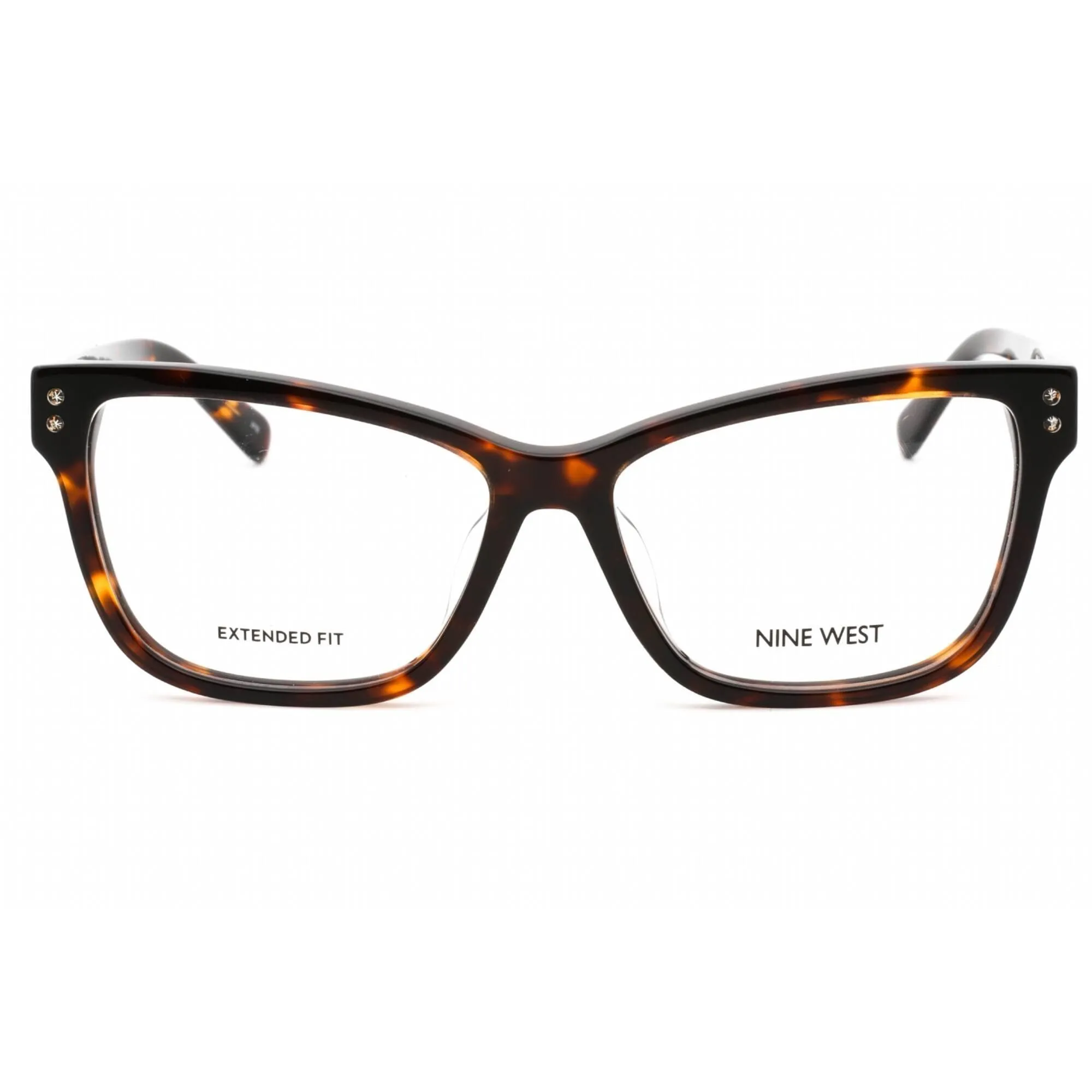 Nine West Women's Eyeglasses - Dark Tortoise Metal Cat Eye Frame | NW5197X 237