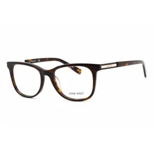 Nine West Women's Eyeglasses - Dark Tortoise Plastic Rectangular Frame | NW5186 237
