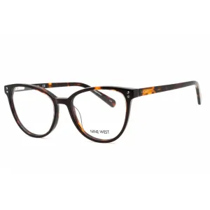 Nine West Women's Eyeglasses - Dark Tortoise Plastic Rectangular Frame | NW5196 237