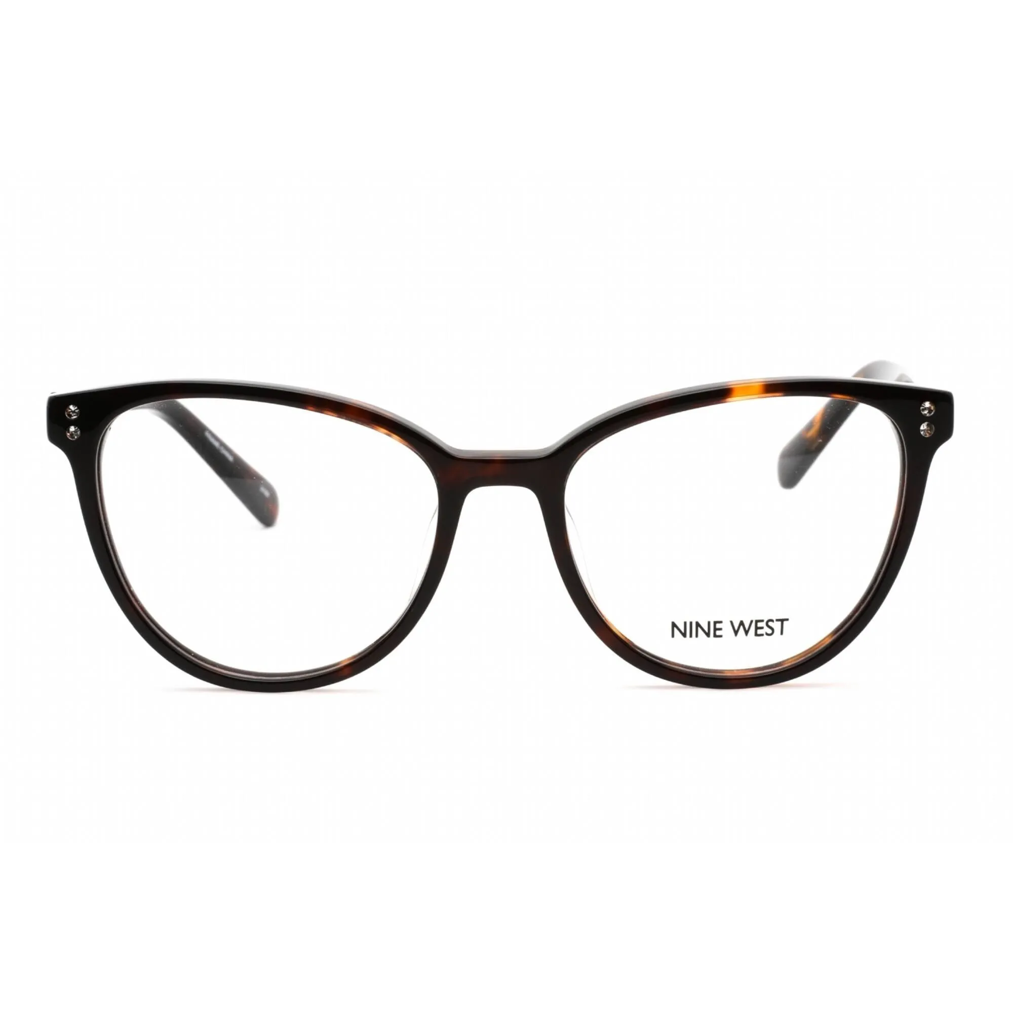 Nine West Women's Eyeglasses - Dark Tortoise Plastic Rectangular Frame | NW5196 237