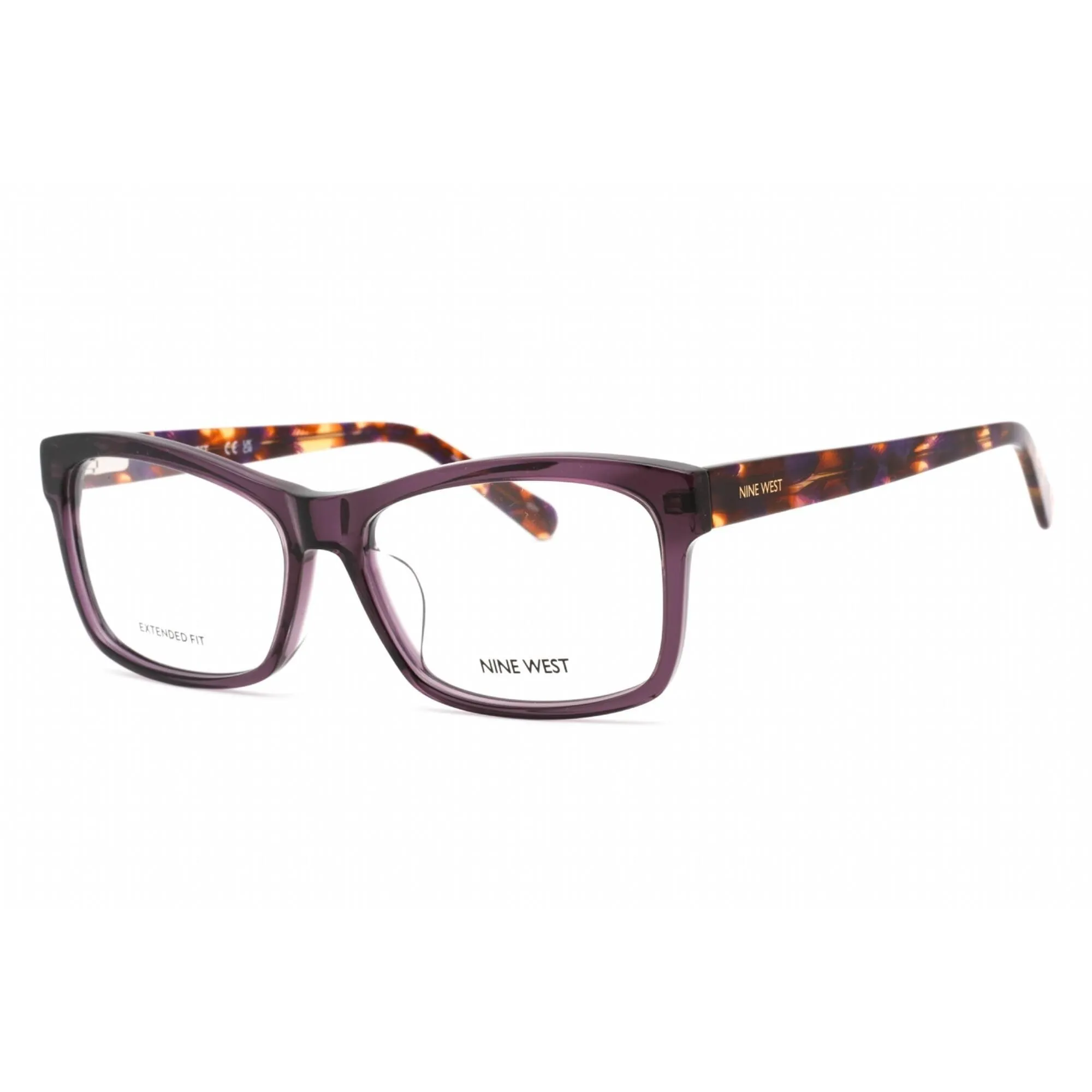 Nine West Women's Eyeglasses - Full Rim Amethyst Plastic Rectangular | NW5193X 500