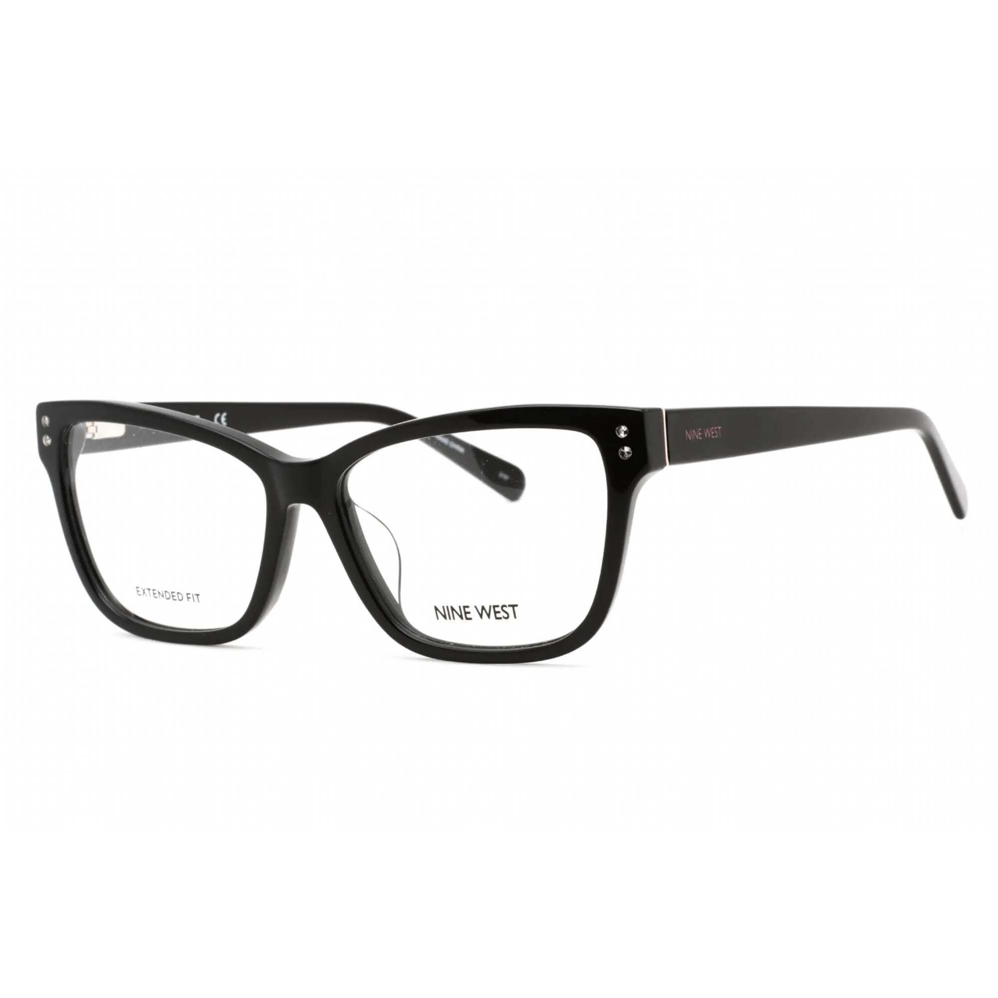 Nine West Women's Eyeglasses - Full Rim Black Plastic Cat Eye Frame | NW5197X 001