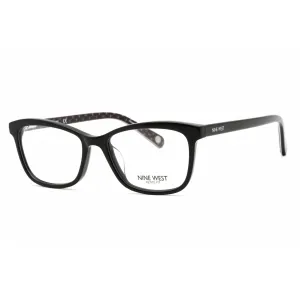 Nine West Women's Eyeglasses - Full Rim Black Plastic Rectangular Frame | NW5184 001