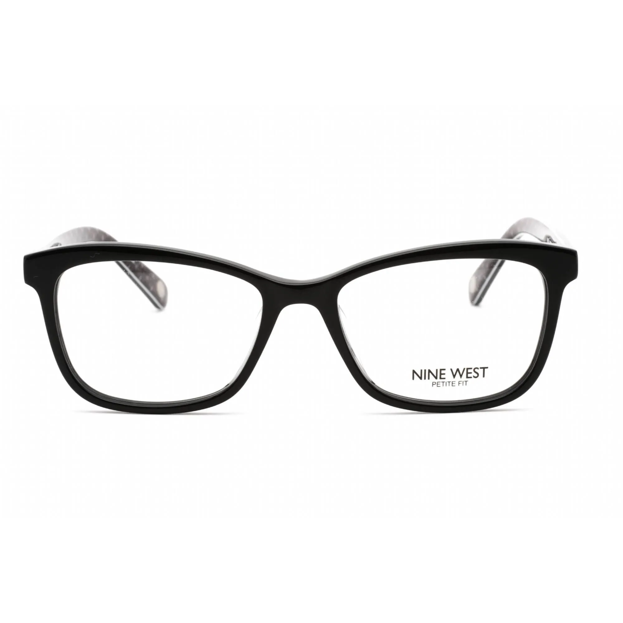 Nine West Women's Eyeglasses - Full Rim Black Plastic Rectangular Frame | NW5184 001