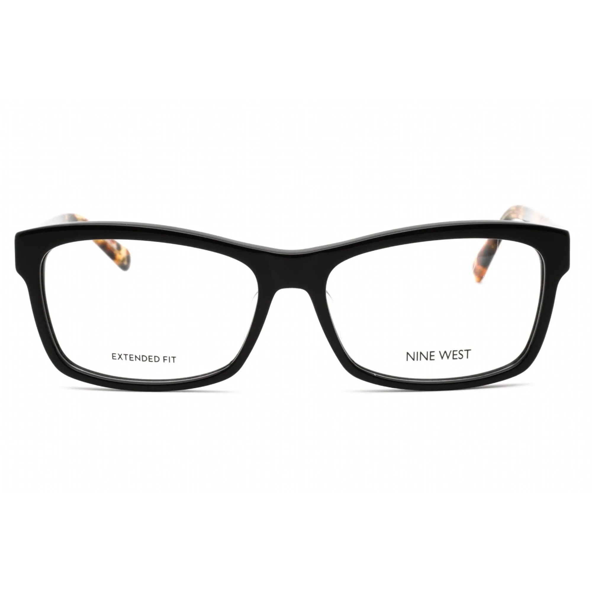 Nine West Women's Eyeglasses - Full Rim Black Plastic Rectangular Frame | NW5193X 001