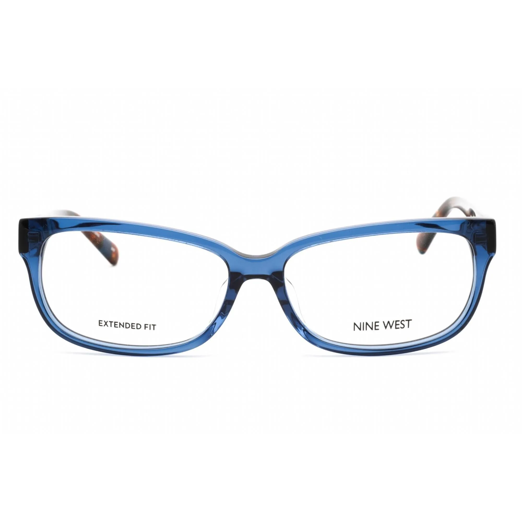 Nine West Women's Eyeglasses - Full Rim Blue Plastic Rectangular Frame | NW5198X 400