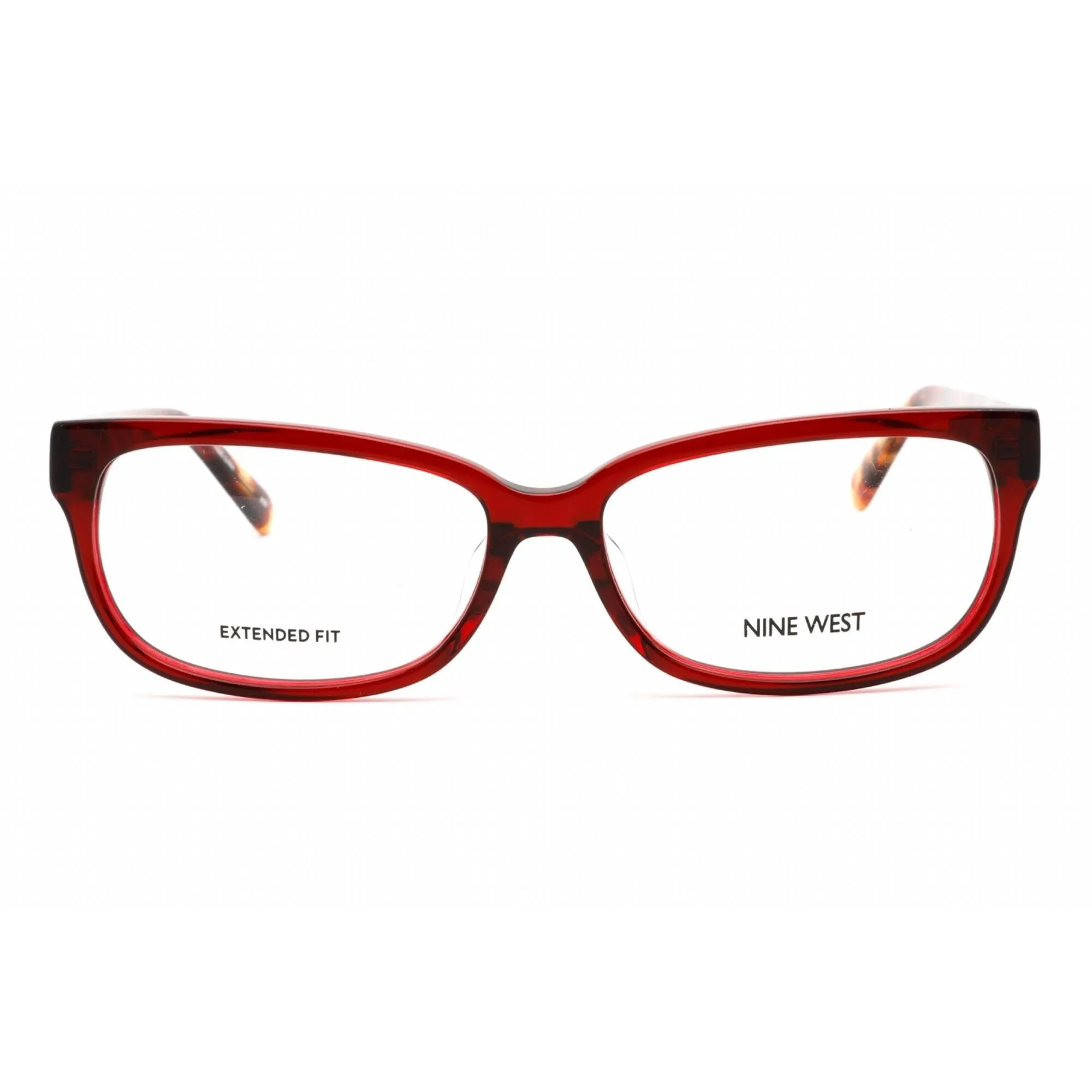 Nine West Women's Eyeglasses - Full Rim Burgundy Plastic Rectangular | NW5198X 650