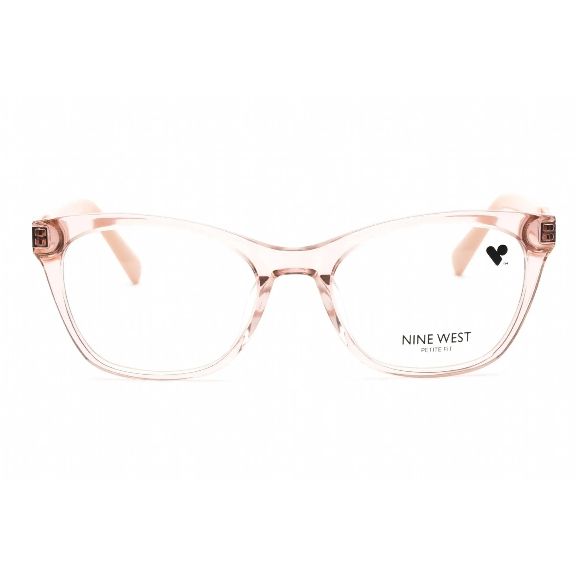 Nine West Women's Eyeglasses - Full Rim Crystal Blush Plastic Cat Eye | NW5204 277
