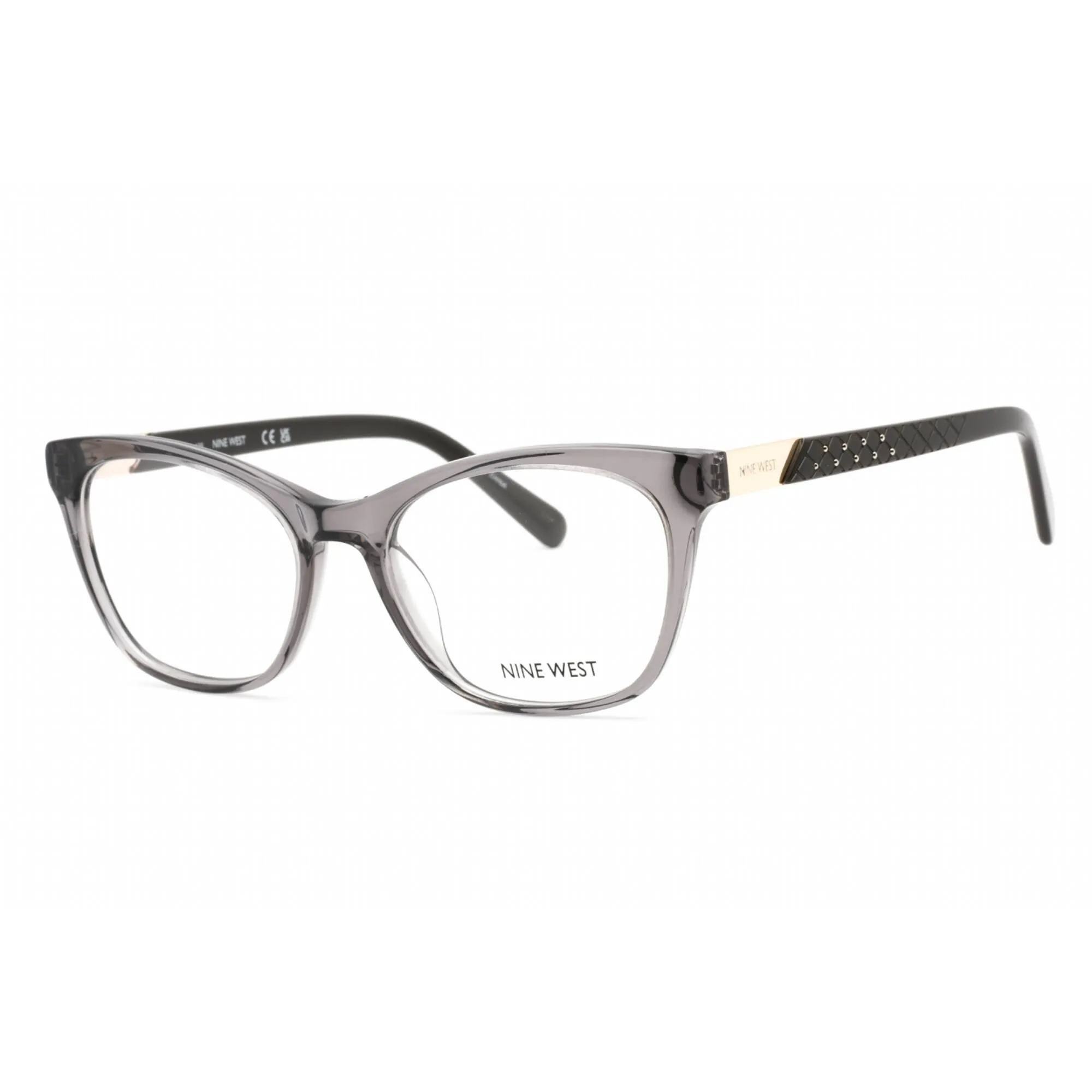 Nine West Women's Eyeglasses - Full Rim Crystal Grey Plastic Cat Eye | NW5204 014