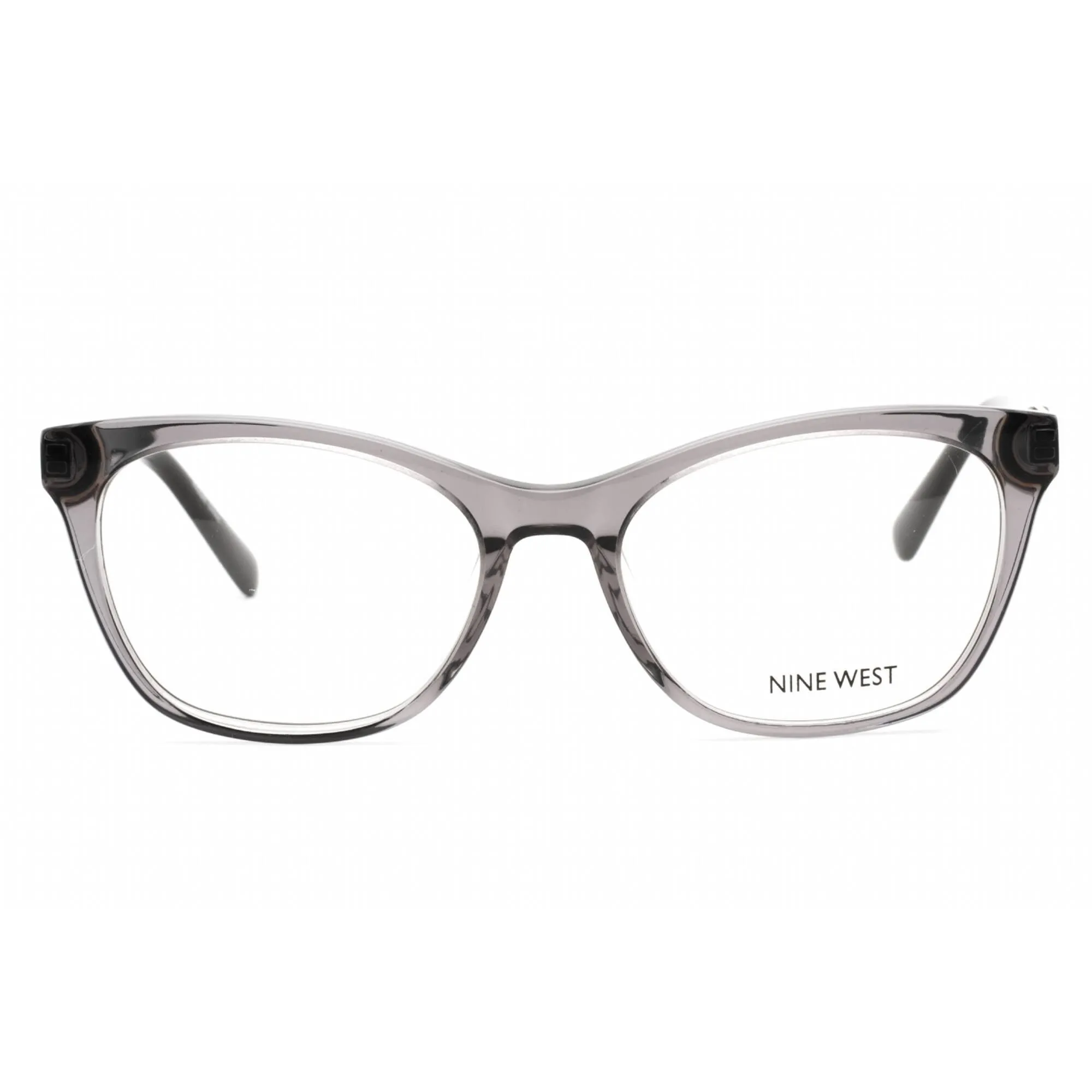 Nine West Women's Eyeglasses - Full Rim Crystal Grey Plastic Cat Eye | NW5204 014