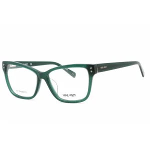 Nine West Women's Eyeglasses - Full Rim Emerald Plastic Cat Eye Frame | NW5197X 340