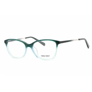 Nine West Women's Eyeglasses - Full Rim Green/Teal Gradient Plastic Frame | NW5154 306