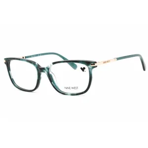 Nine West Women's Eyeglasses - Iridescent Emerald Tortoise Frame | NW5207 238