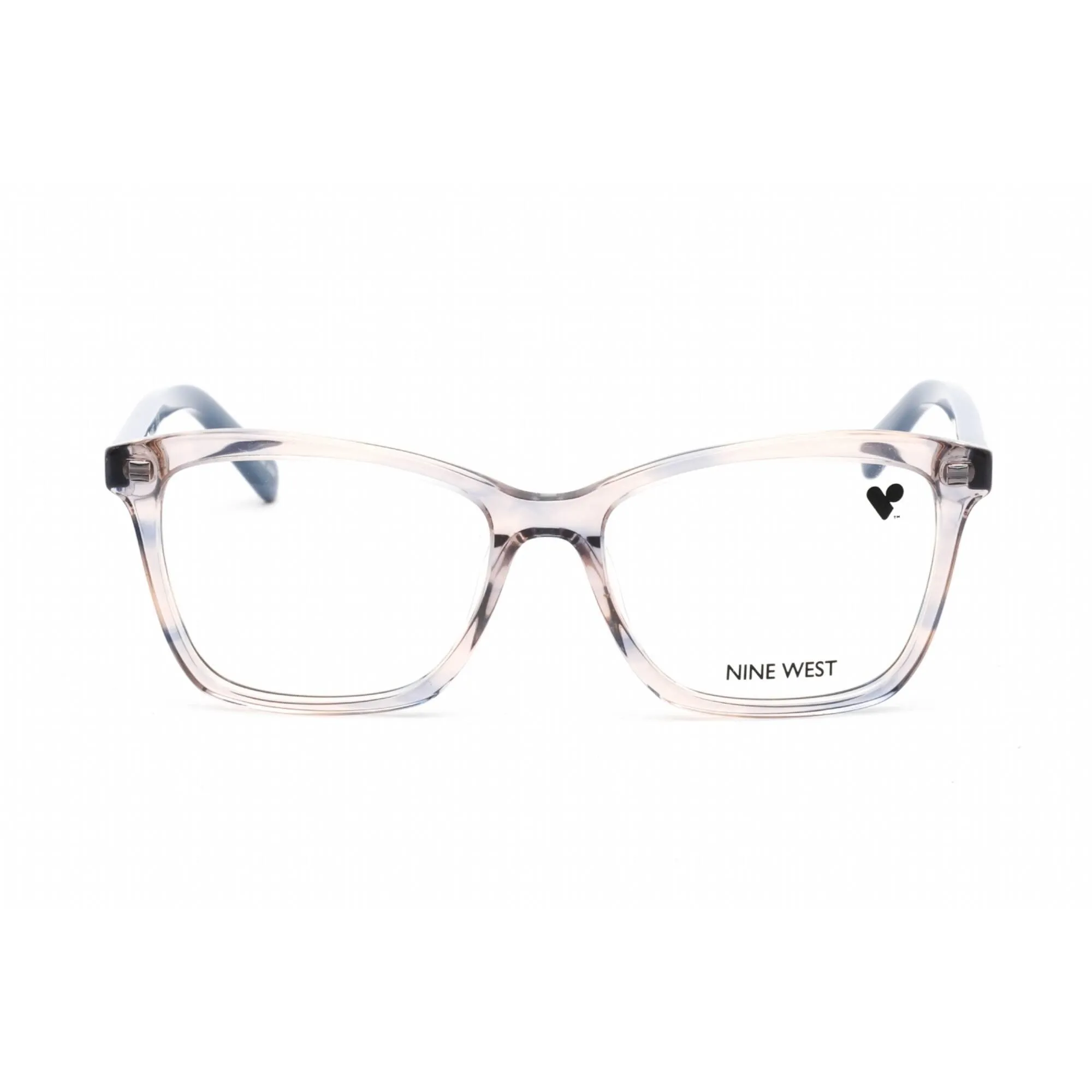 Nine West Women's Eyeglasses - Nude Blue Horn Acetate Cat Eye Shape Frame | NW5188 405
