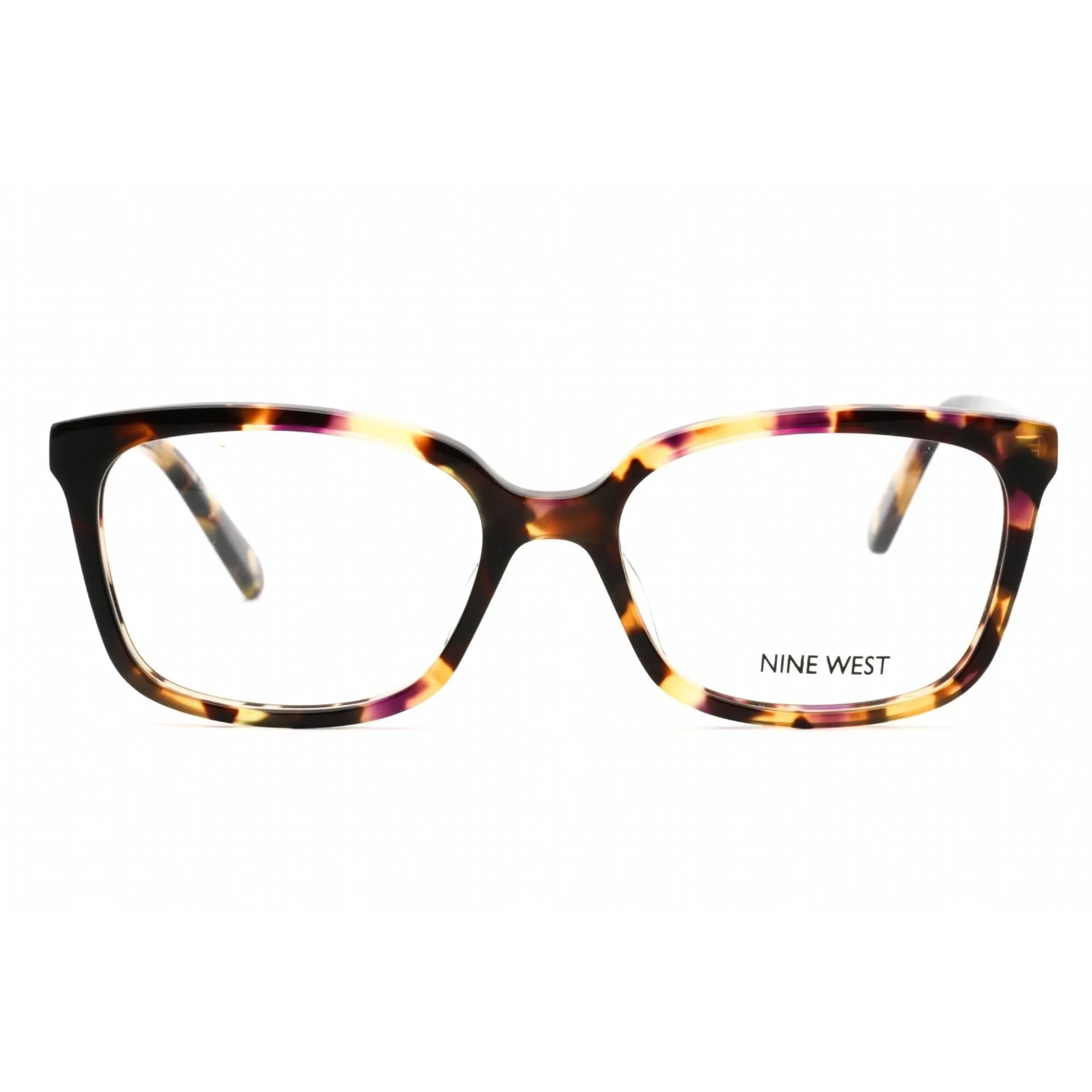 Nine West Women's Eyeglasses - Plum Tortoise Plastic Rectangular Frame | NW5178 515