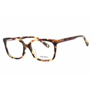 Nine West Women's Eyeglasses - Plum Tortoise Plastic Rectangular Frame | NW5178 515