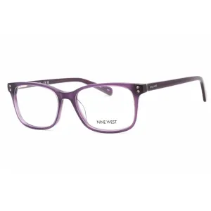 Nine West Women's Eyeglasses - Purple Plastic Full Rim Rectangular Frame | NW5195 500