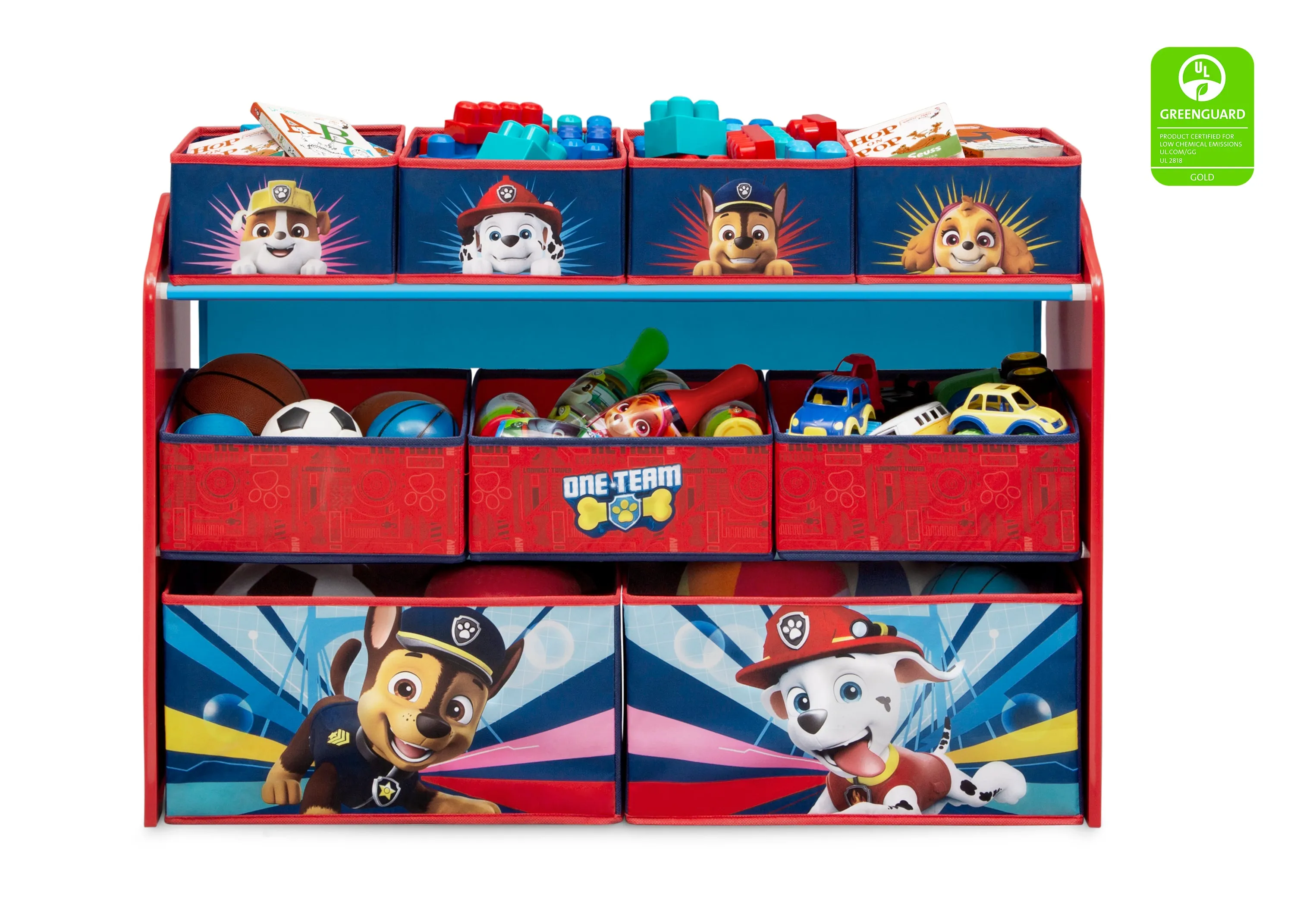 PAW Patrol Deluxe 9 Bin Design and Store Toy Organizer