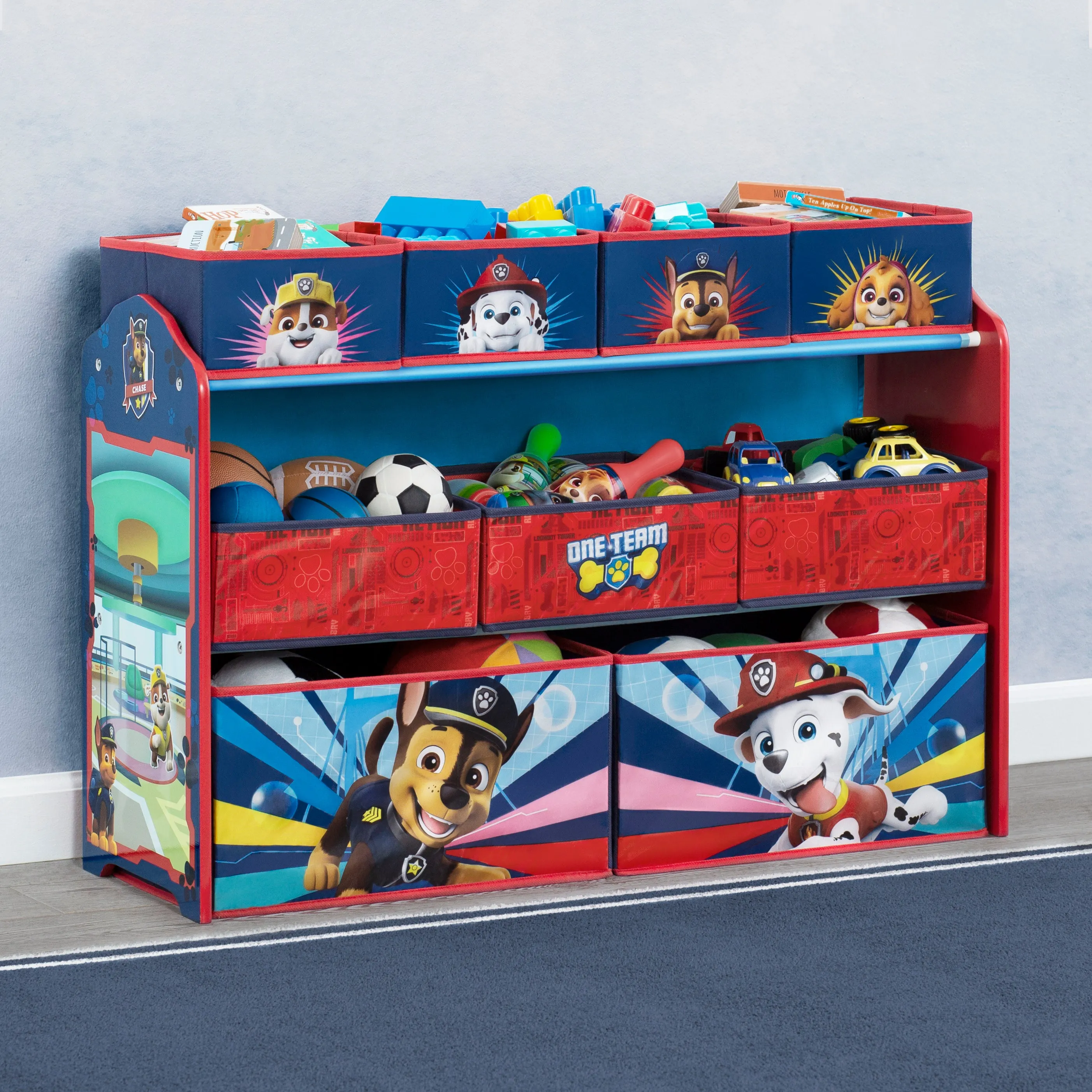 PAW Patrol Deluxe 9 Bin Design and Store Toy Organizer