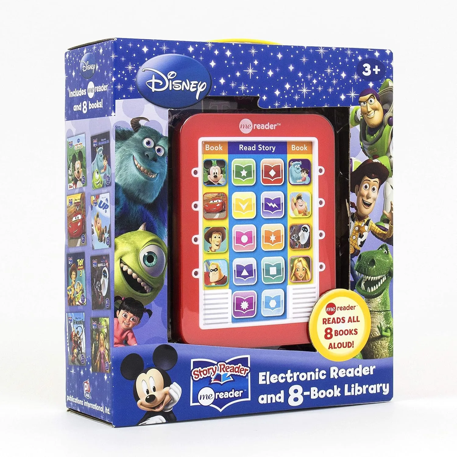 Phoenix International Publications Disney - Mickey Mouse, Toy Story and More! Me Reader Electronic Reader 8-Book Library - PI Kids (Hardcover)