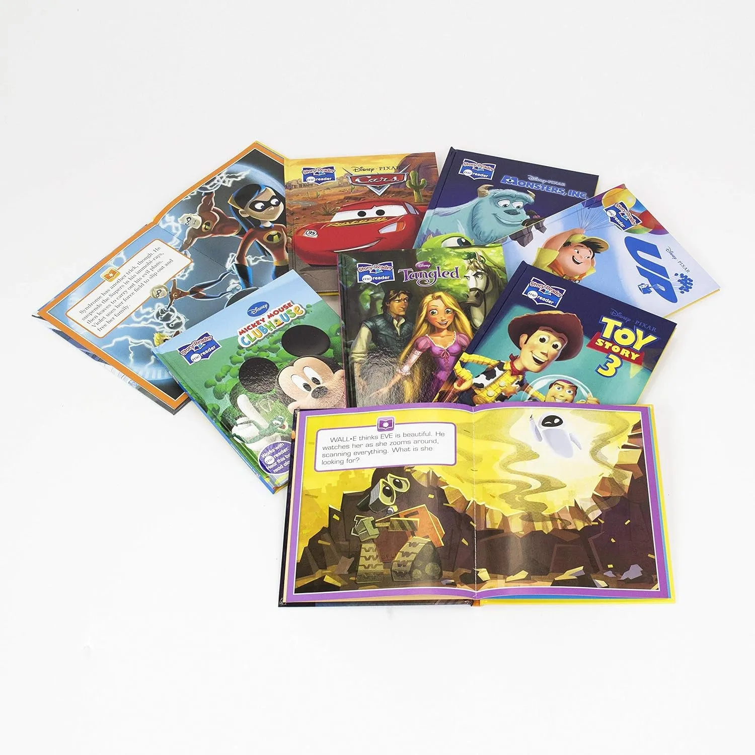 Phoenix International Publications Disney - Mickey Mouse, Toy Story and More! Me Reader Electronic Reader 8-Book Library - PI Kids (Hardcover)