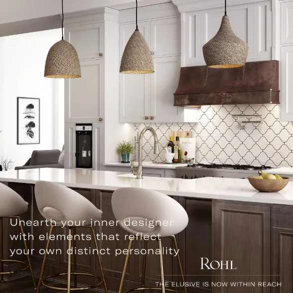 Rohl Tr56d1lb Tuario 1.5 GPM Single Hole Pull Down Kitchen Faucet - Black
