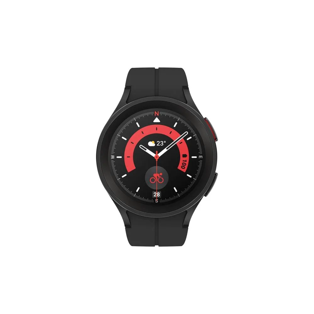 Samsung SM-R920NZKAXAA Galaxy Watch5 Pro 45mm Bluetooth, Black Titanium