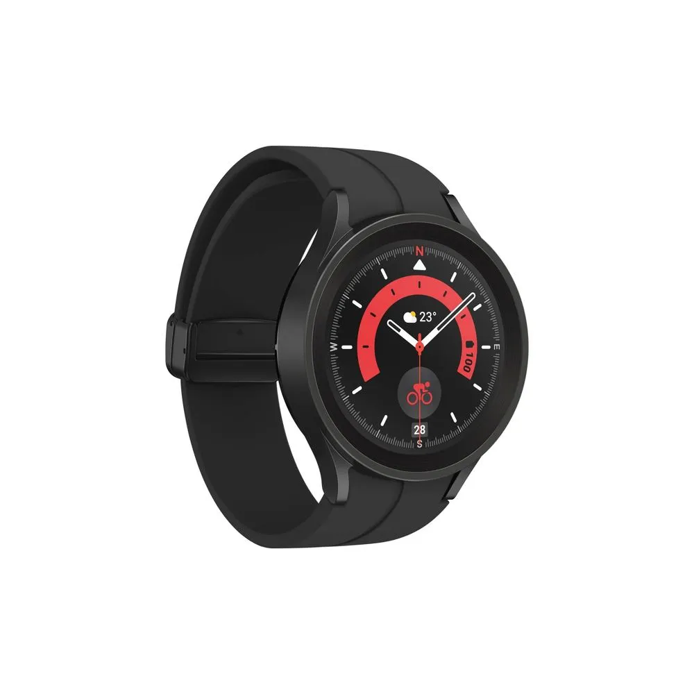 Samsung SM-R920NZKAXAA Galaxy Watch5 Pro 45mm Bluetooth, Black Titanium